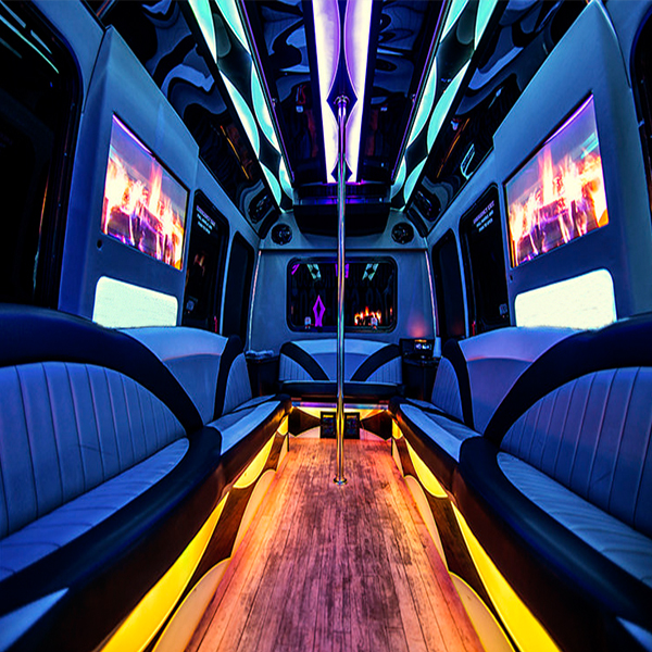 limo bus interior